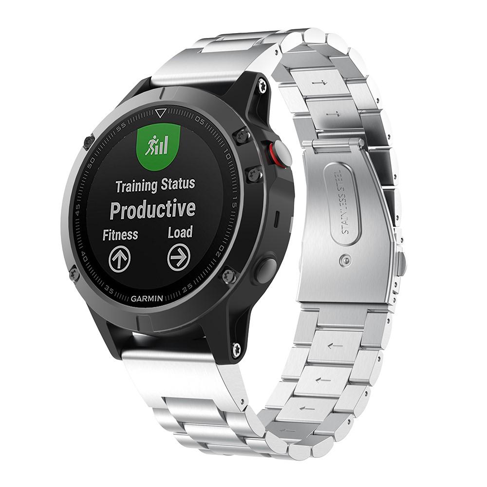 Garmin Forerunner 965 Metal Band Silver