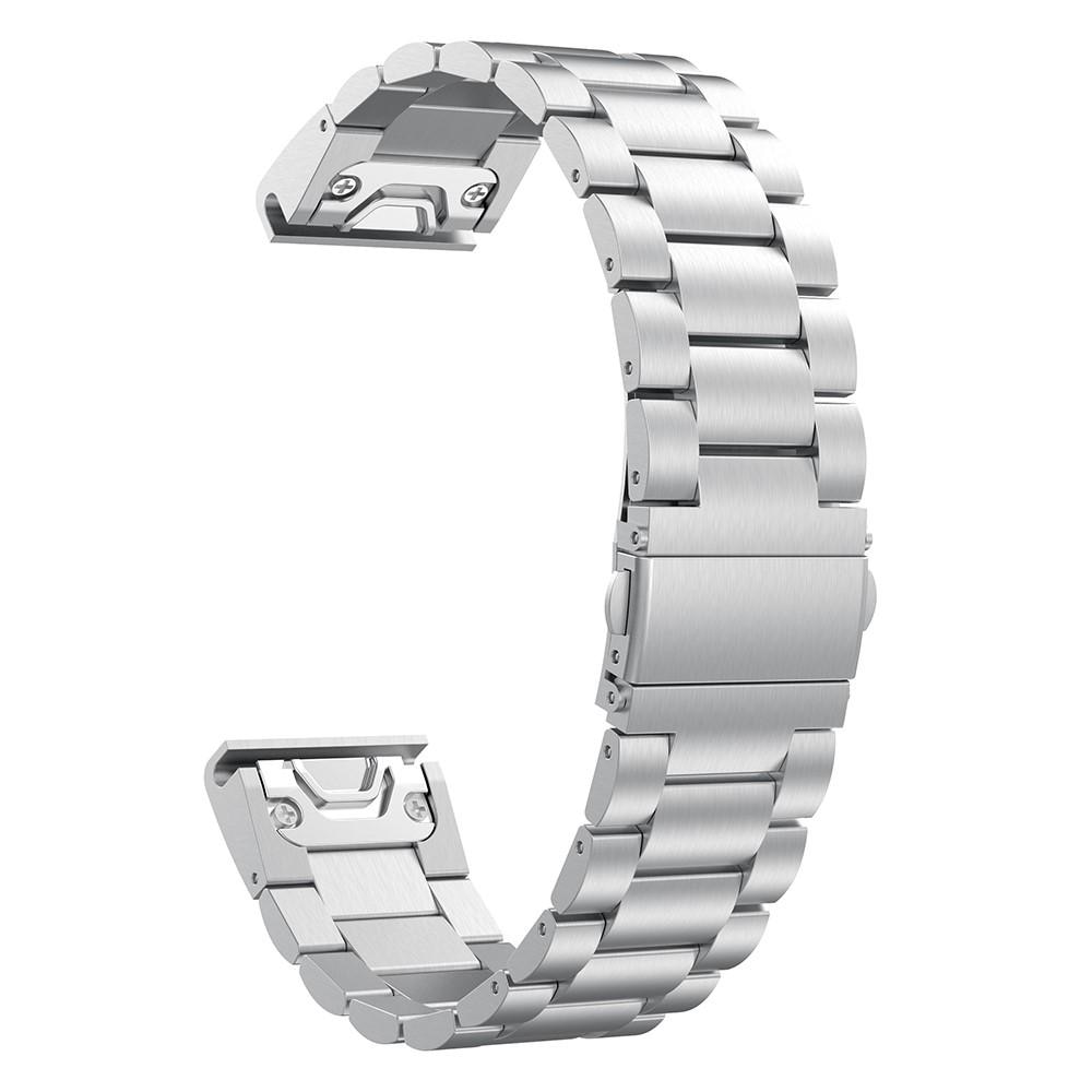 Garmin Fenix 5/5 Plus/Forerunner 935/945 Metal Band Silver