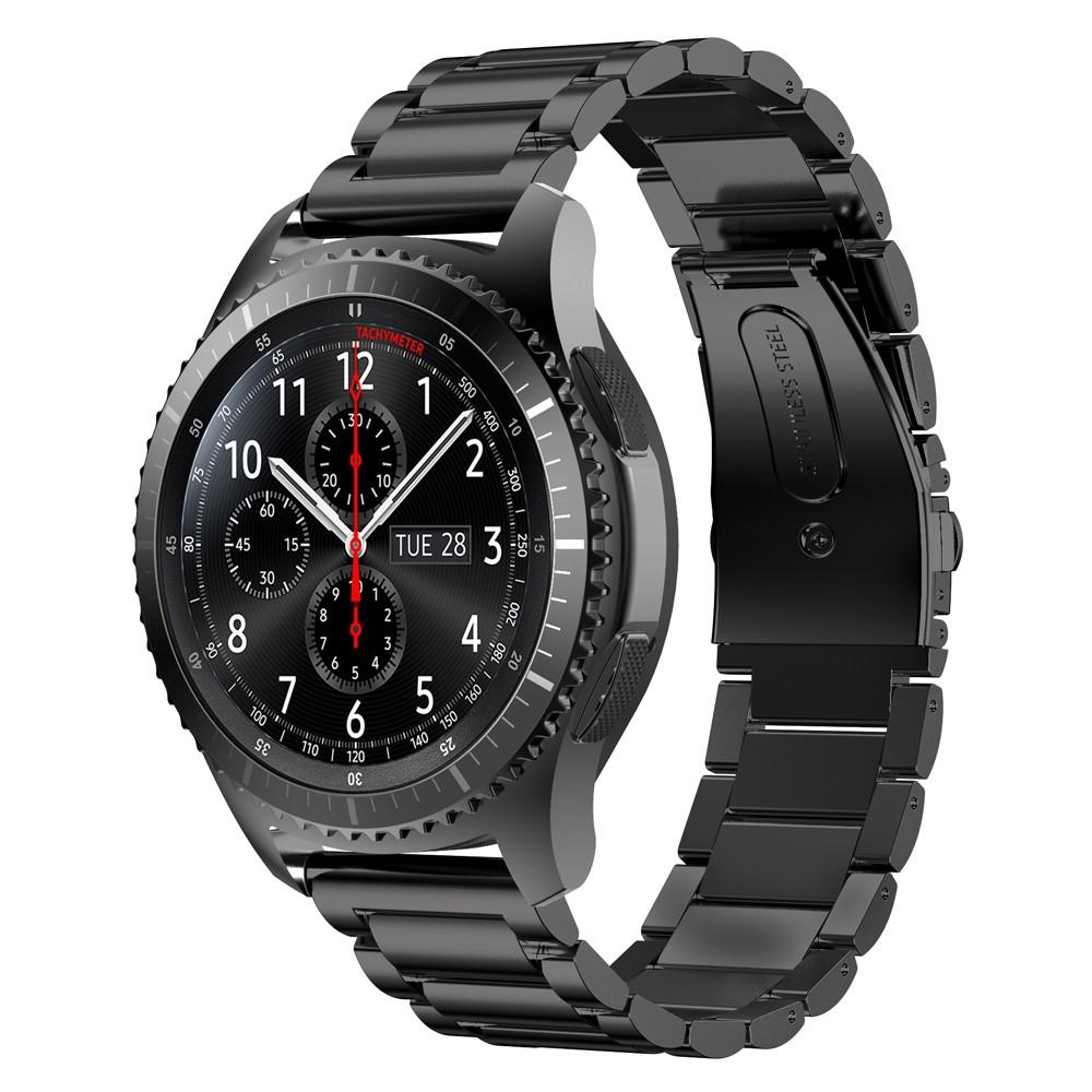 Samsung Gear S3 Frontier/S3 Classic Metal Band Black