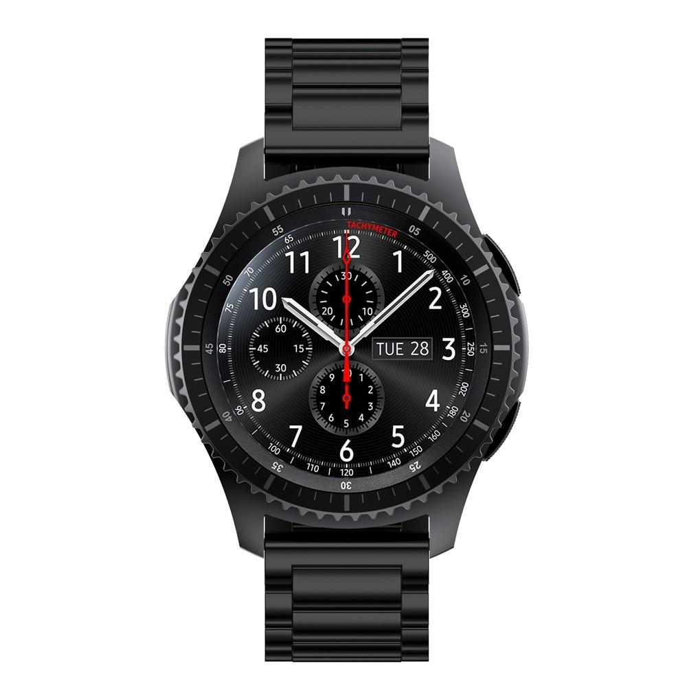 Samsung Gear S3 Frontier S3 Classic Metal Band Black