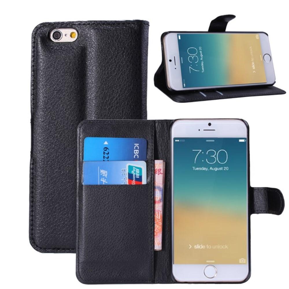 iPhone 6/6S Wallet Book Cover Black