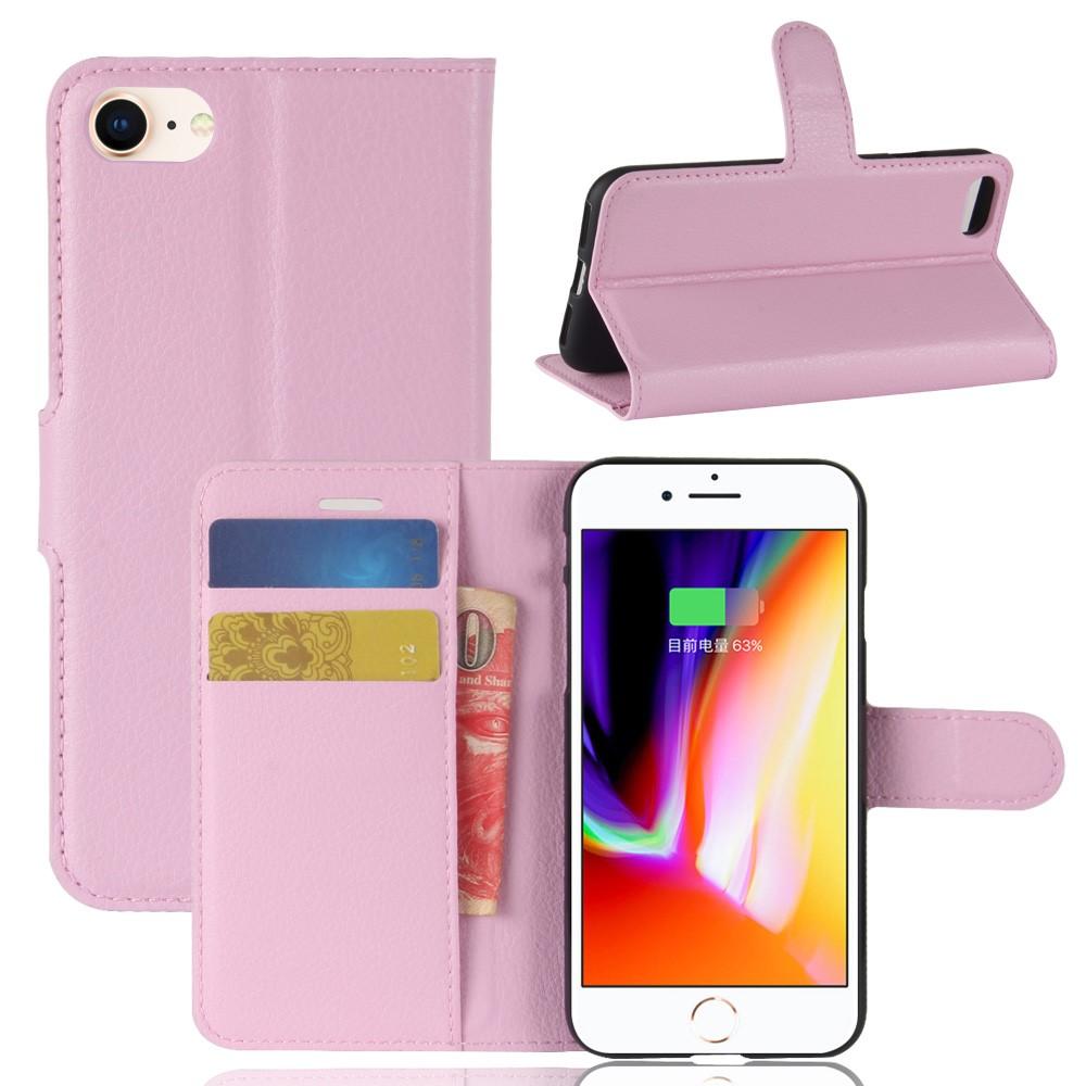 iPhone 7/8/SE Wallet Book Cover Pink