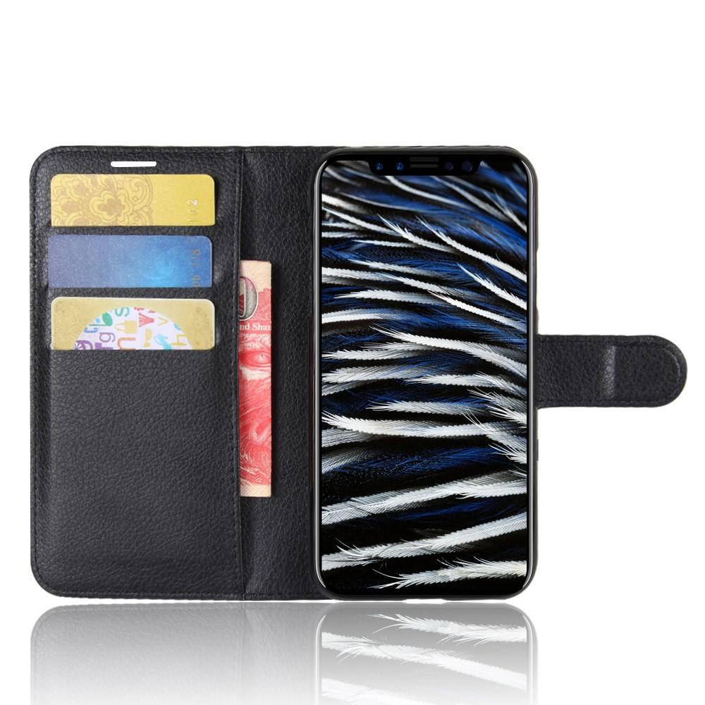 iPhone X/XS Wallet Book Cover Black