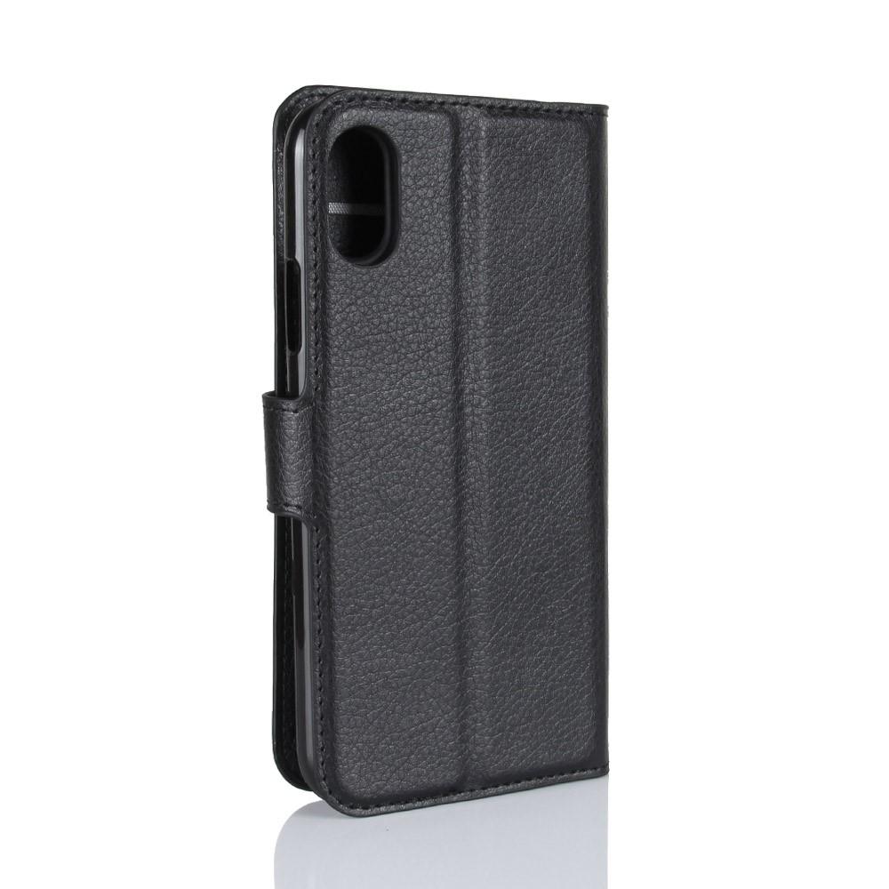 iPhone X/XS Wallet Book Cover Black