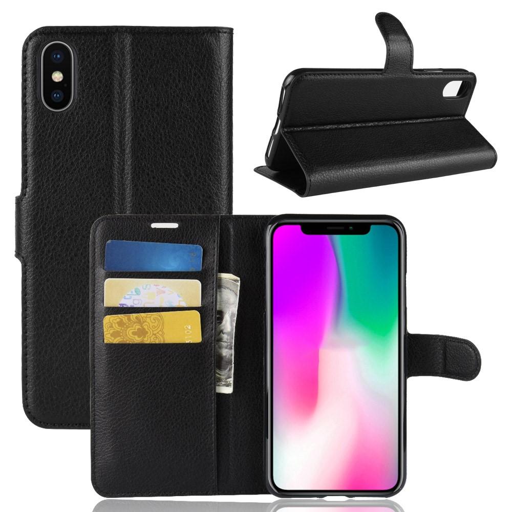 Apple iPhone Xr Wallet Book Cover Black