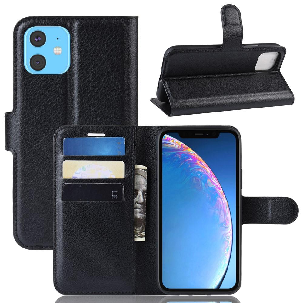 iPhone 11 Wallet Book Cover Black