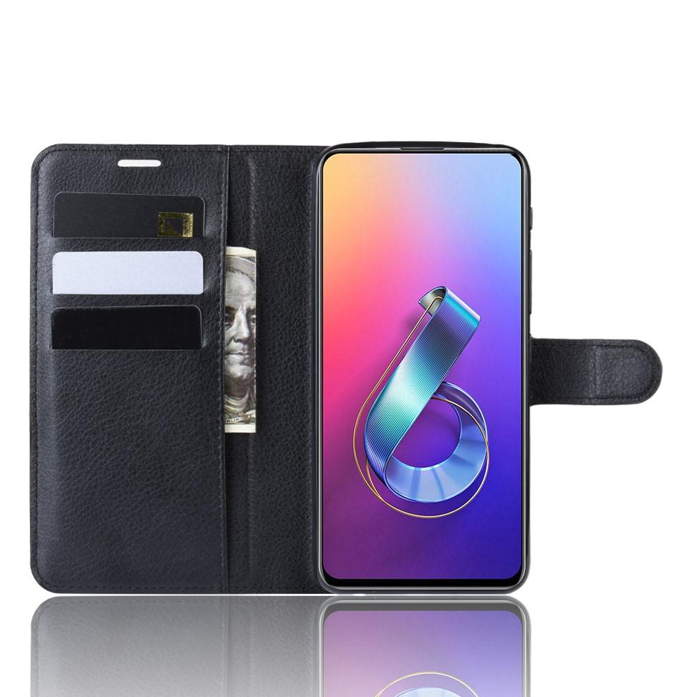 Asus ZenFone 6 Wallet Book Cover Black