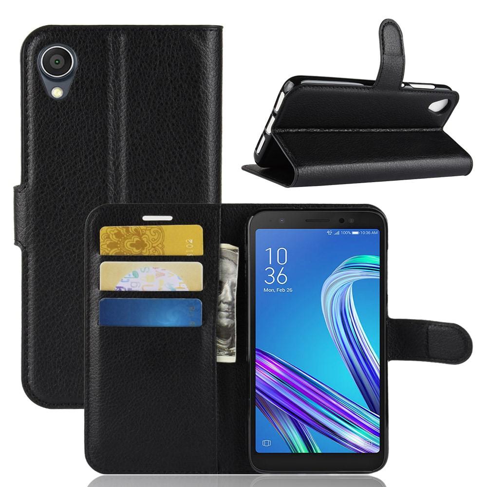 Asus ZenFone Live L1 Wallet Book Cover Black