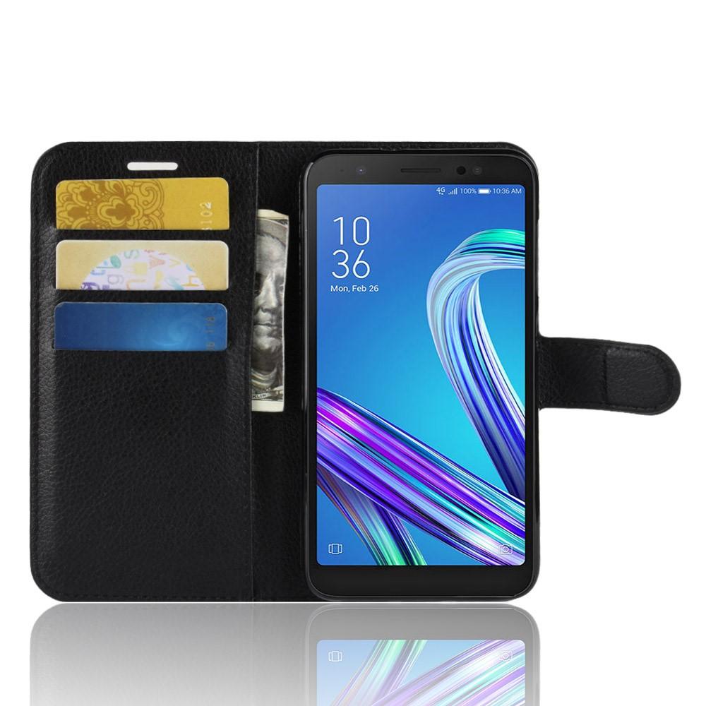 Asus ZenFone Live L1 Wallet Book Cover Black