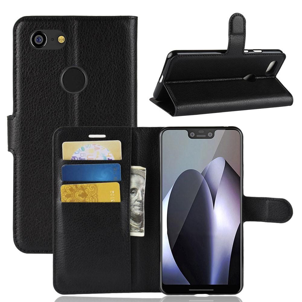 Google Pixel 3 XL Wallet Book Cover Black