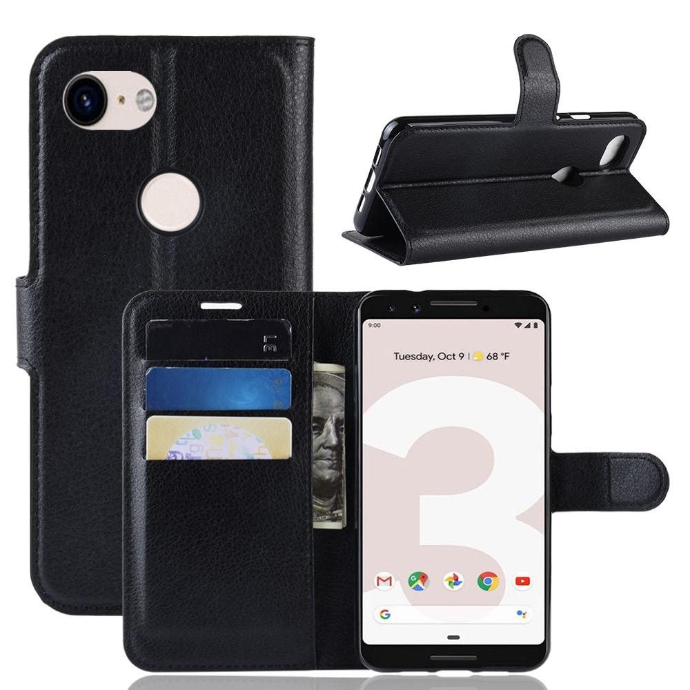 Google Pixel 3a Wallet Book Cover Black