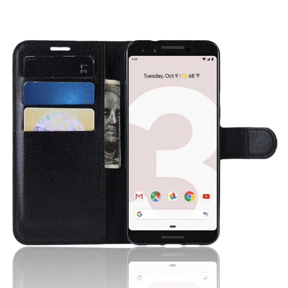 Google Pixel 3a Wallet Book Cover Black