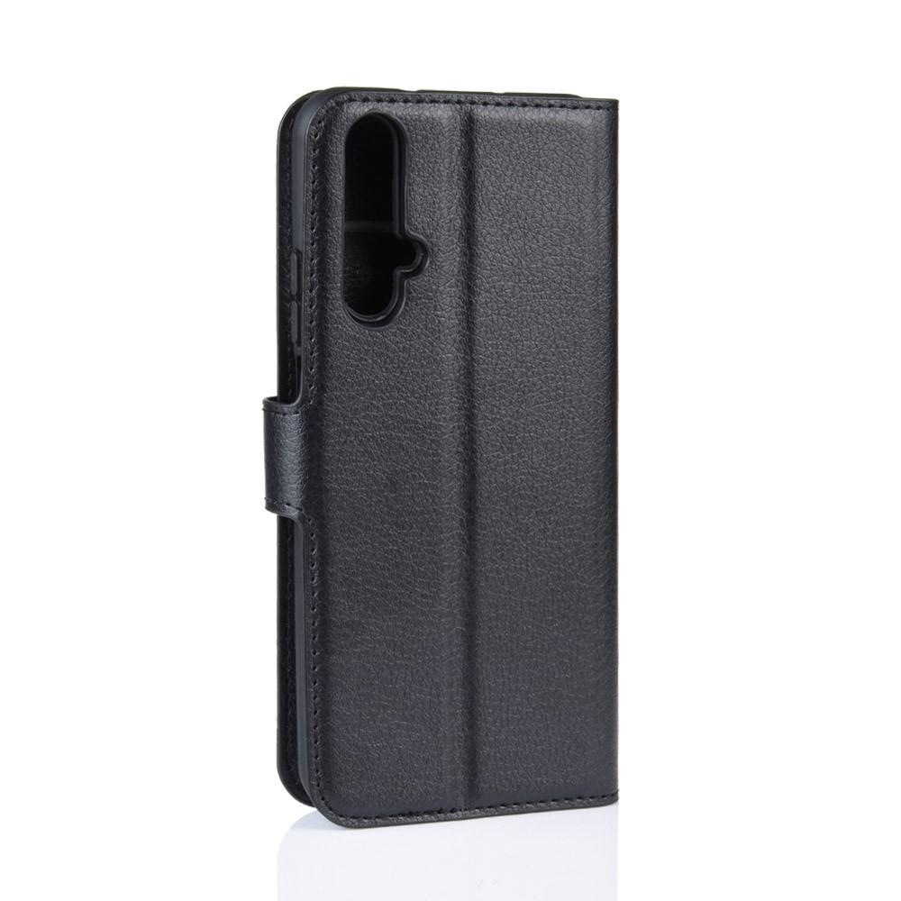 Huawei Nova 5T/Honor 20 Wallet Book Cover Black