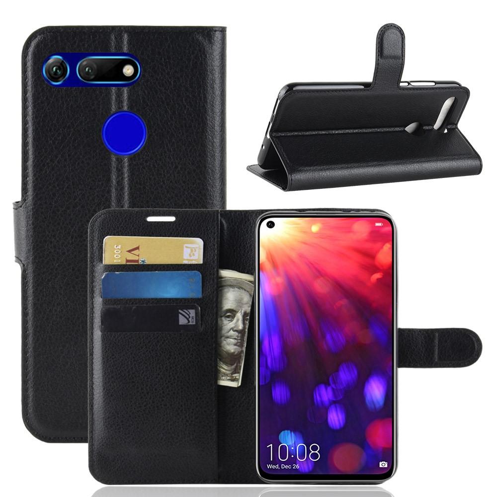 Huawei Honor View 20 Wallet Book Cover Black