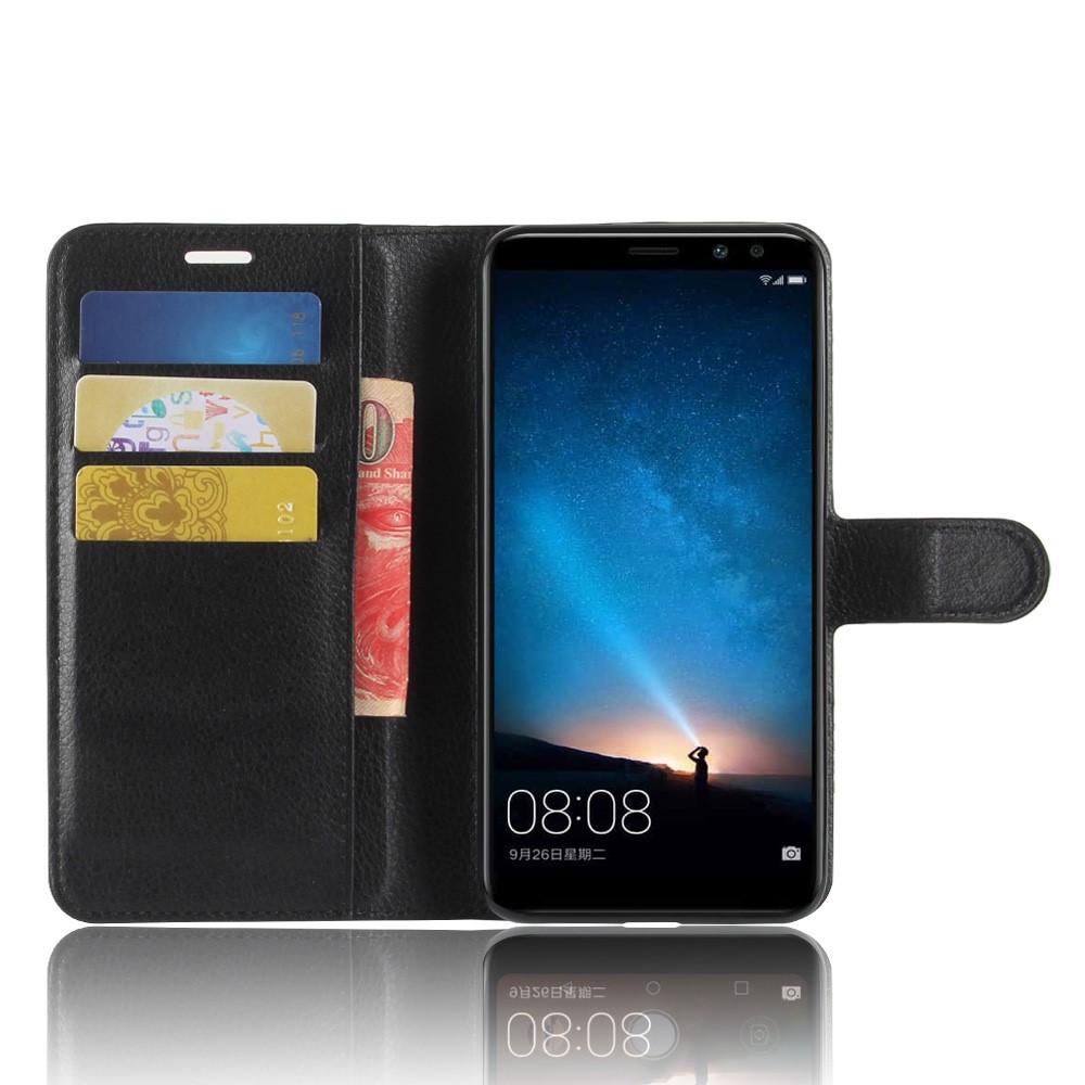 Huawei Mate 10 Lite Wallet Book Cover Black
