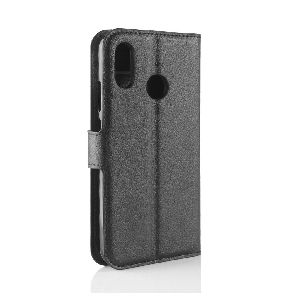 Huawei P20 Lite Wallet Book Cover Black