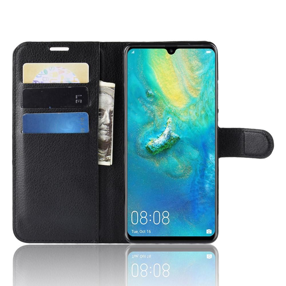 Huawei P30 Pro Wallet Book Cover Black