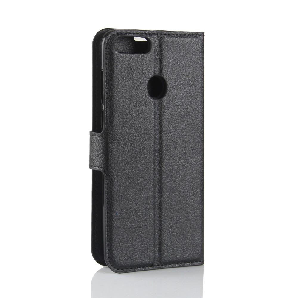 Huawei P Smart Wallet Book Cover Black