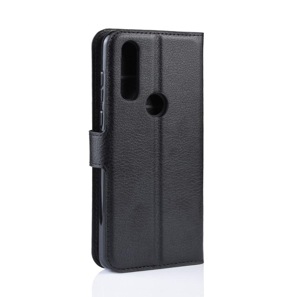 Motorola One Action Wallet Book Cover Black