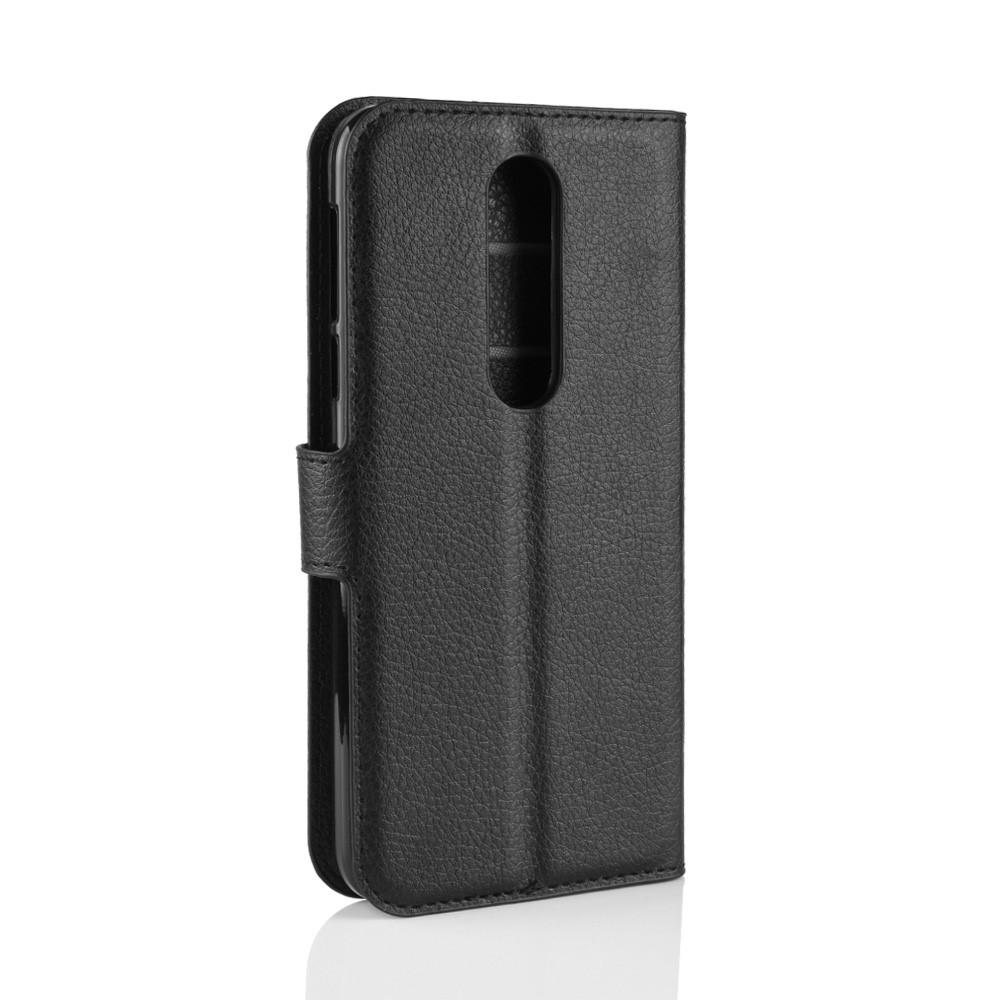 Nokia 7.1 Wallet Book Cover Black