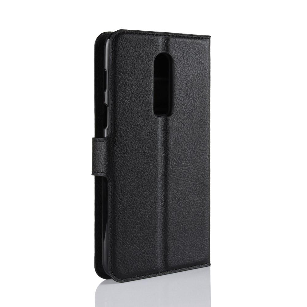 OnePlus 6 Wallet Book Cover Black