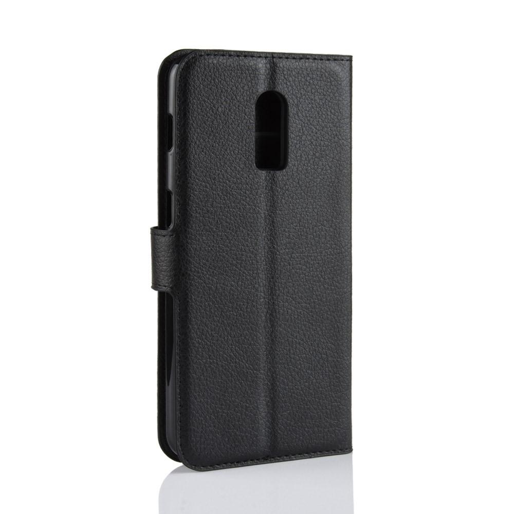 OnePlus 6T Wallet Book Cover Black