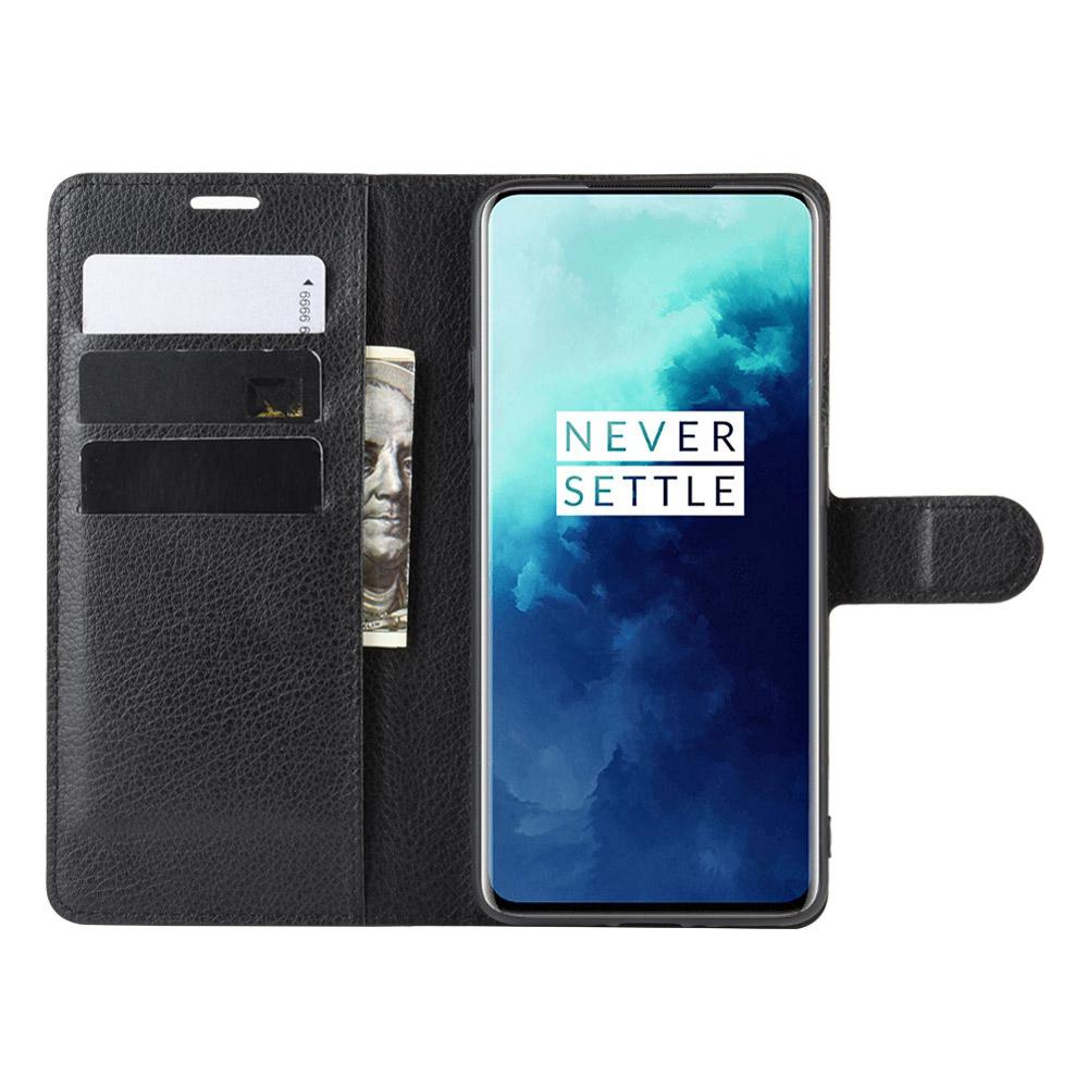 OnePlus 7T Pro Wallet Book Cover Black