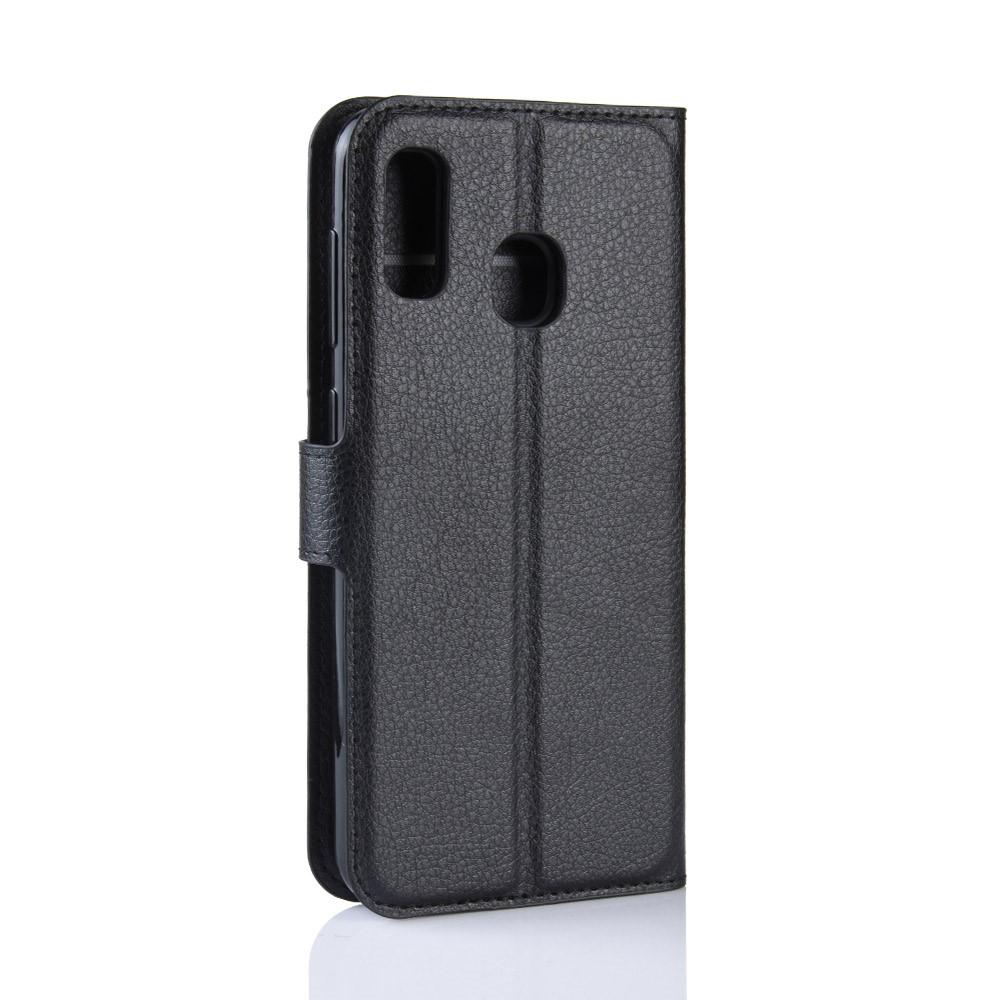 Samsung Galaxy A40 Wallet Book Cover Black