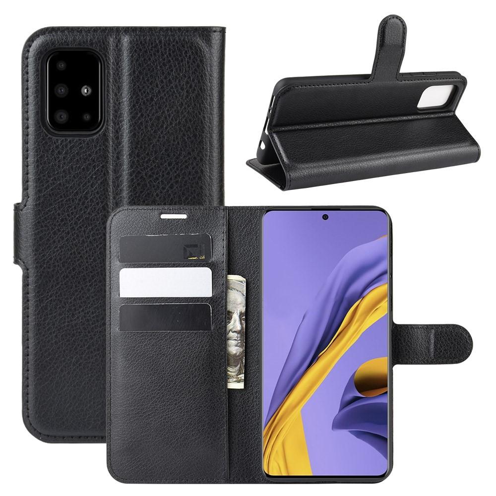 Samsung Galaxy A51 Wallet Book Cover Black