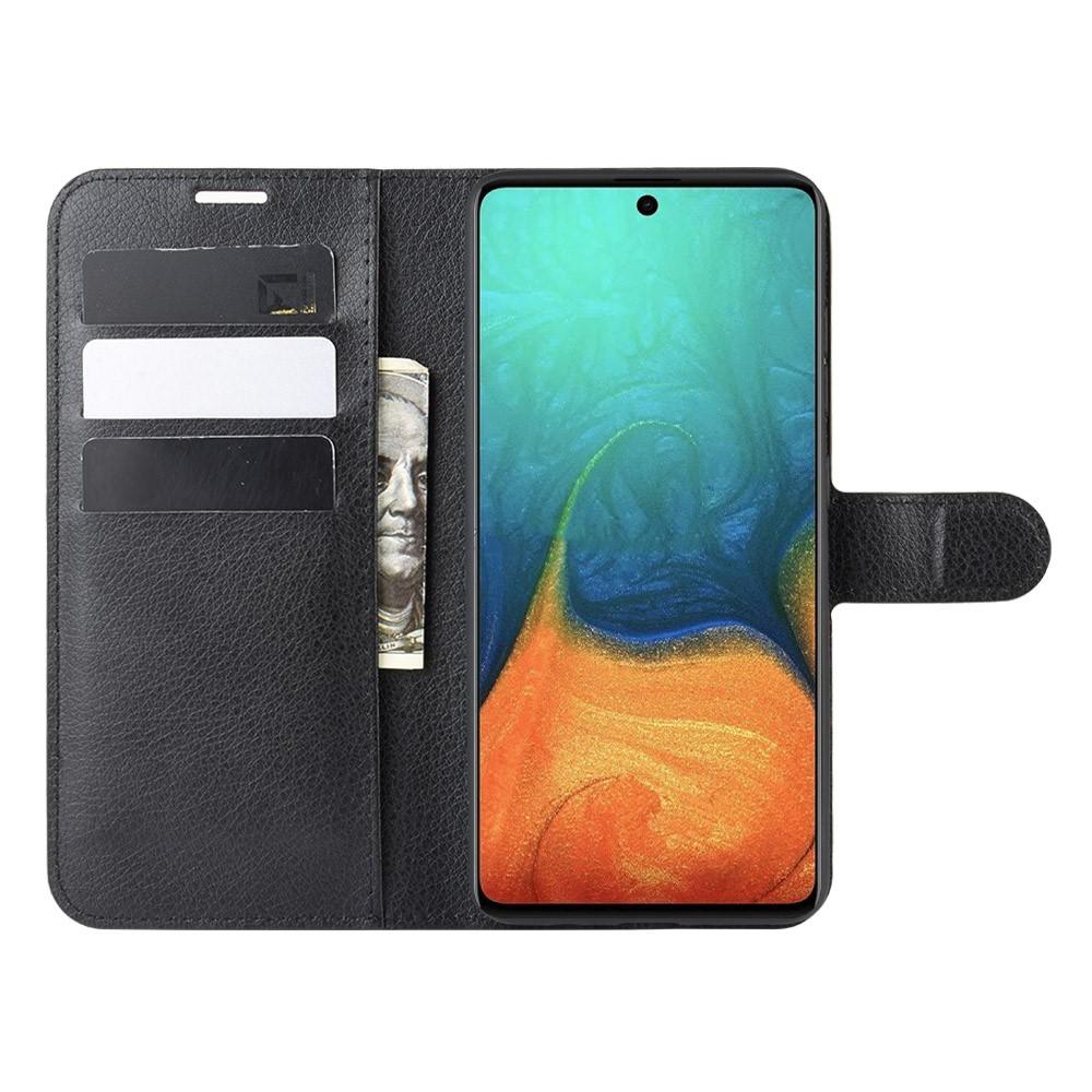 Samsung Galaxy A71 Wallet Book Cover Black