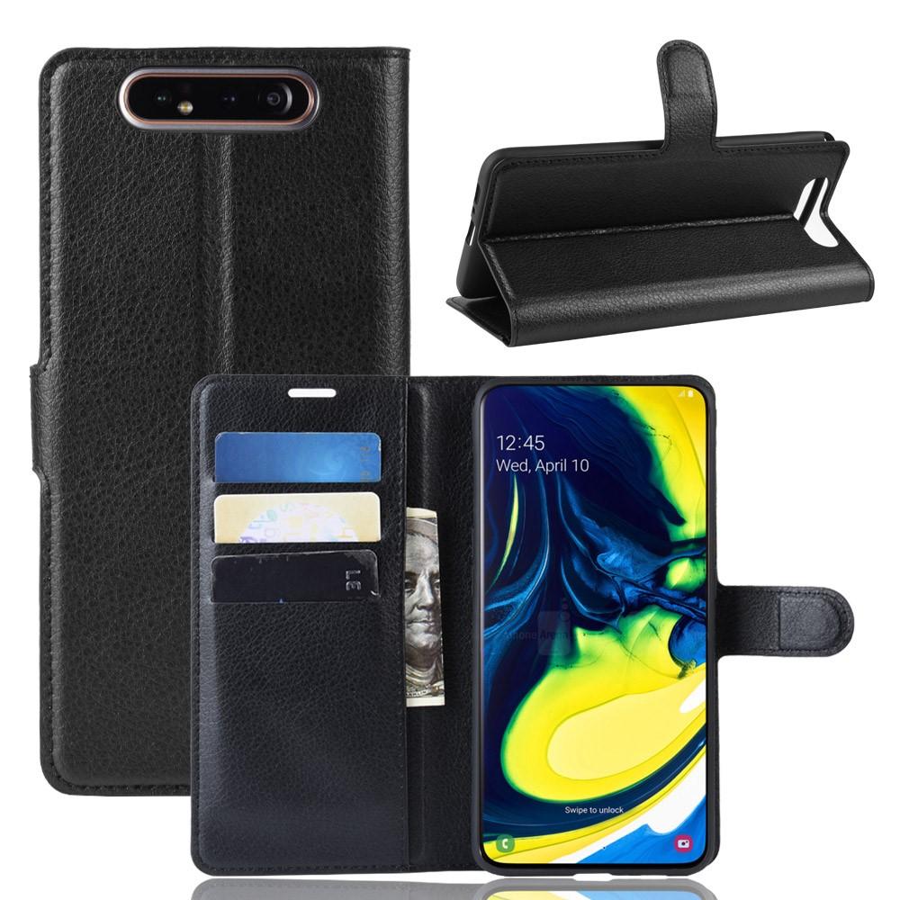 Samsung Galaxy A80 Wallet Book Cover Black