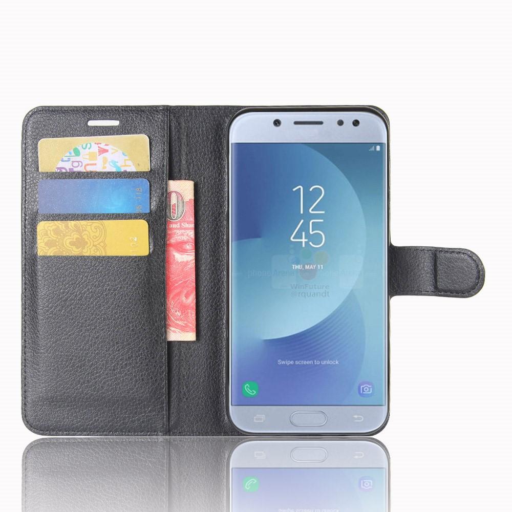 Samsung Galaxy J3 2017 Wallet Book Cover Black