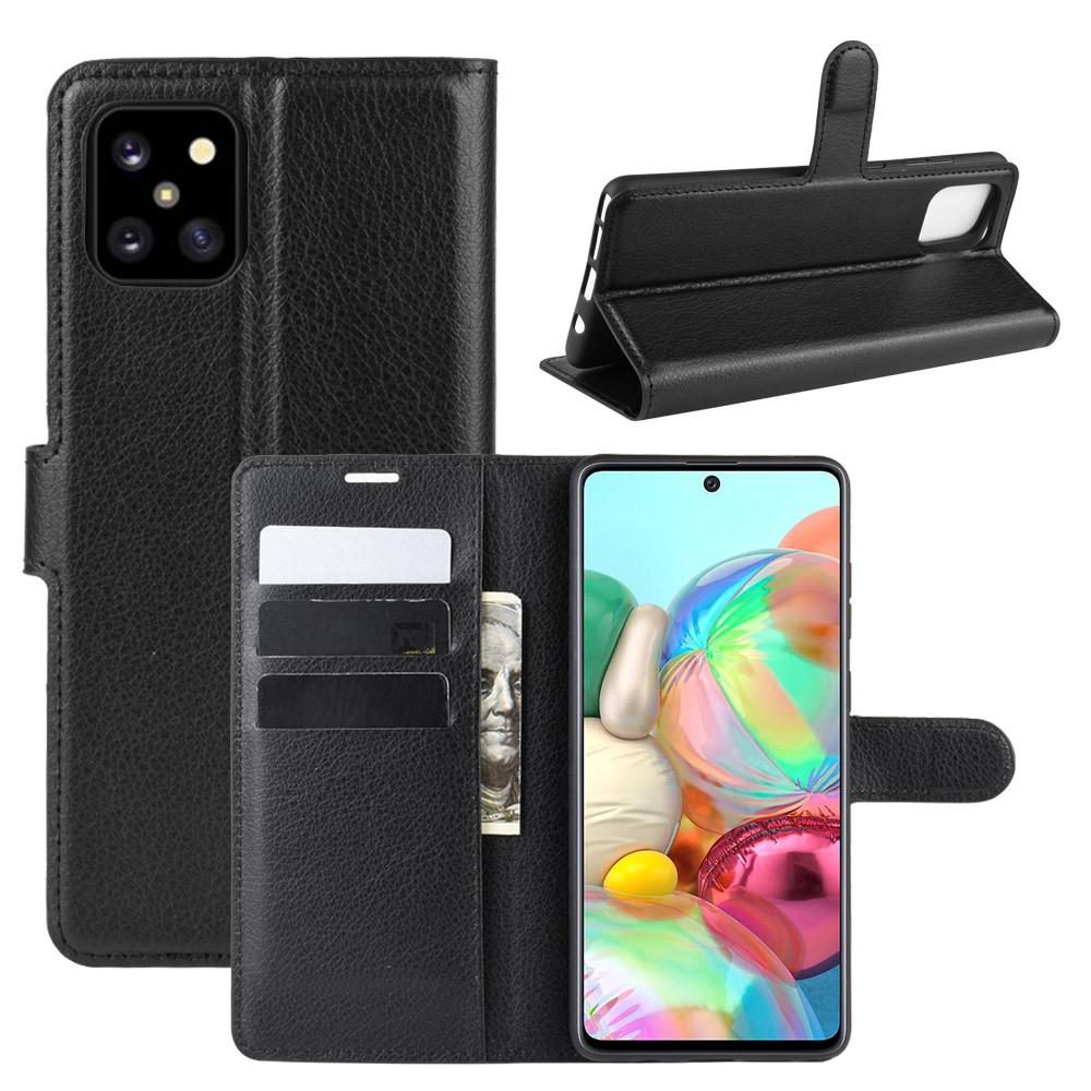 Samsung Galaxy Note 10 Lite Wallet Book Cover Black