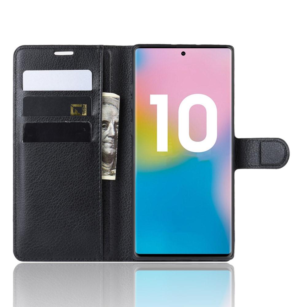Samsung Galaxy Note 10 Plus Wallet Book Cover Black