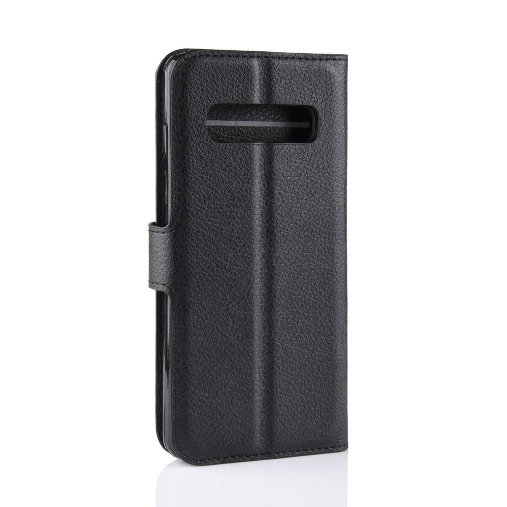 Samsung Galaxy S10 Plus Wallet Book Cover Black