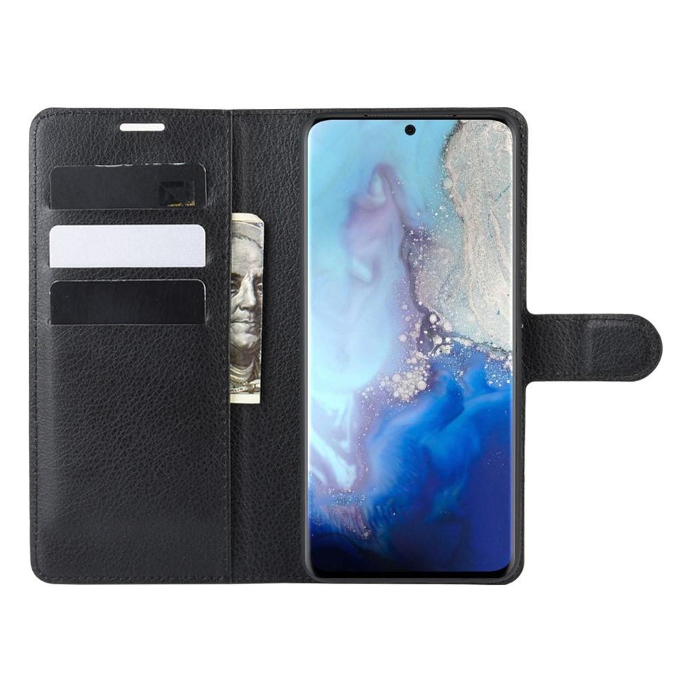 Samsung Galaxy S20 Wallet Book Cover Black