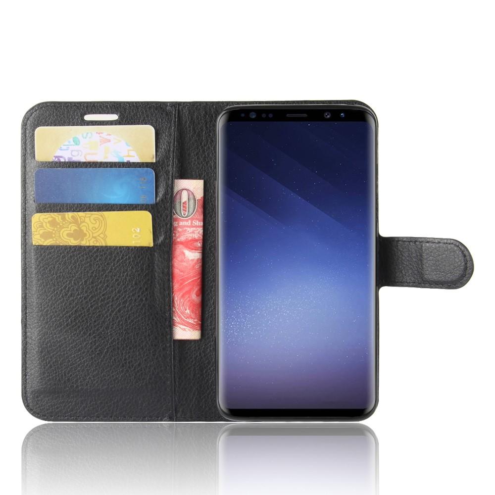 Samsung Galaxy S9 Wallet Book Cover Black