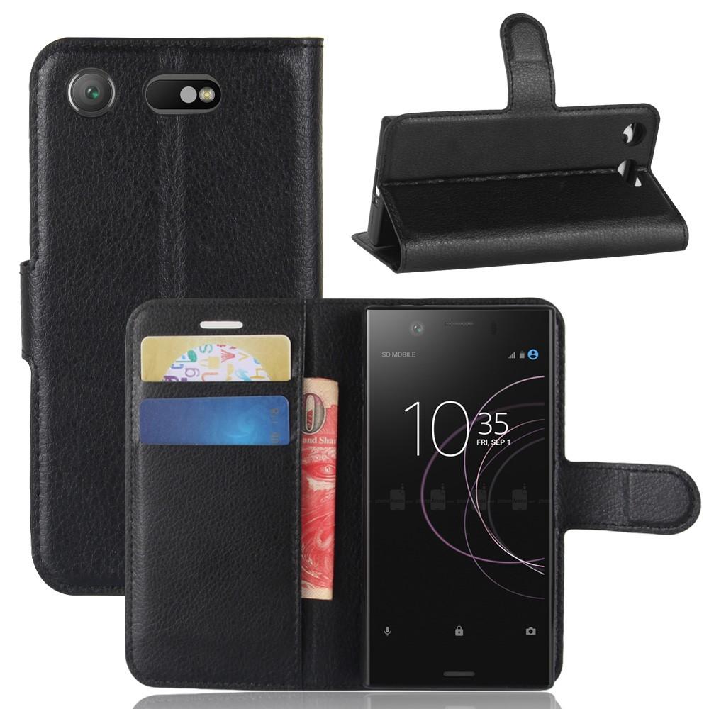 Sony Xperia XZ1 Compact Wallet Book Cover Black