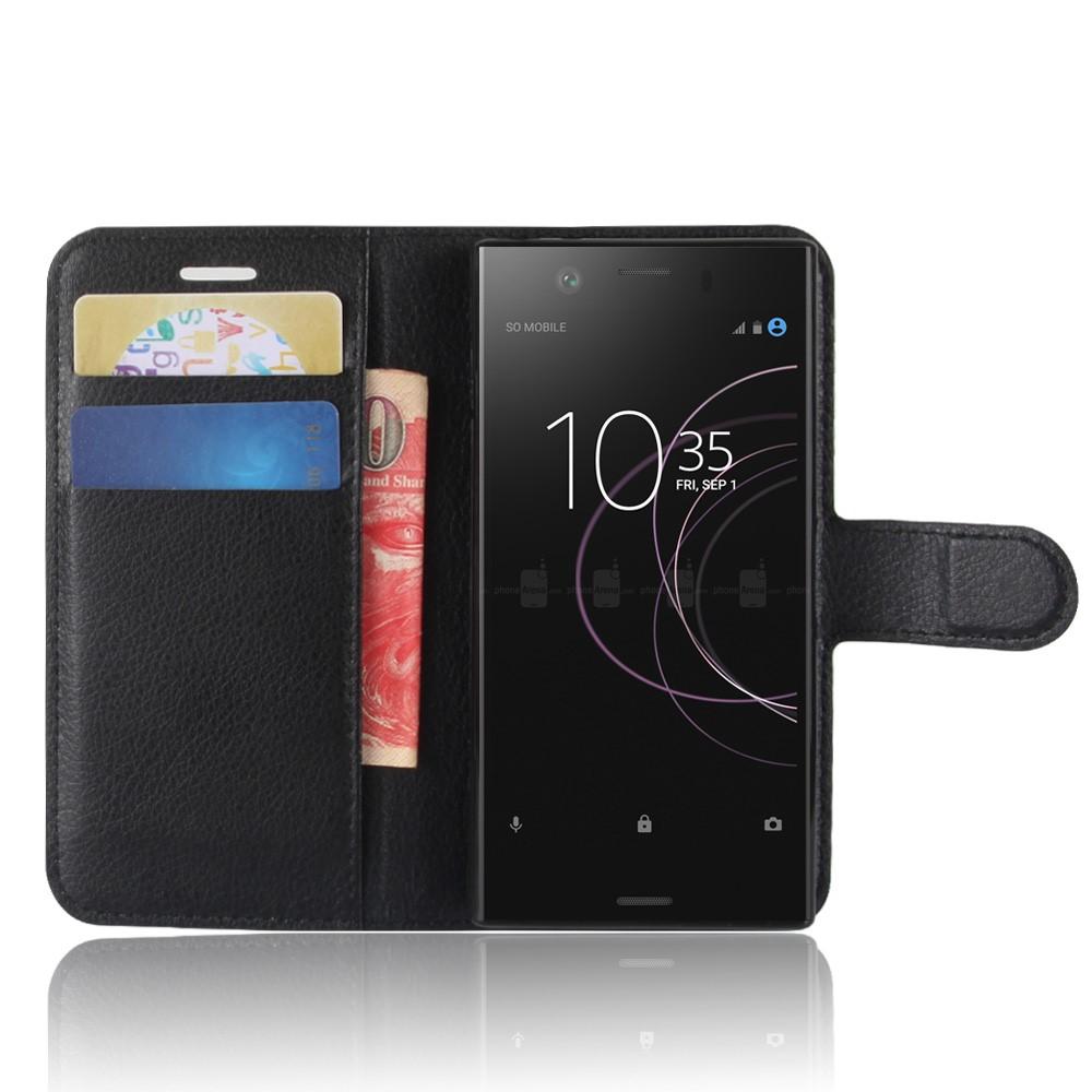 Sony Xperia XZ1 Compact Wallet Book Cover Black