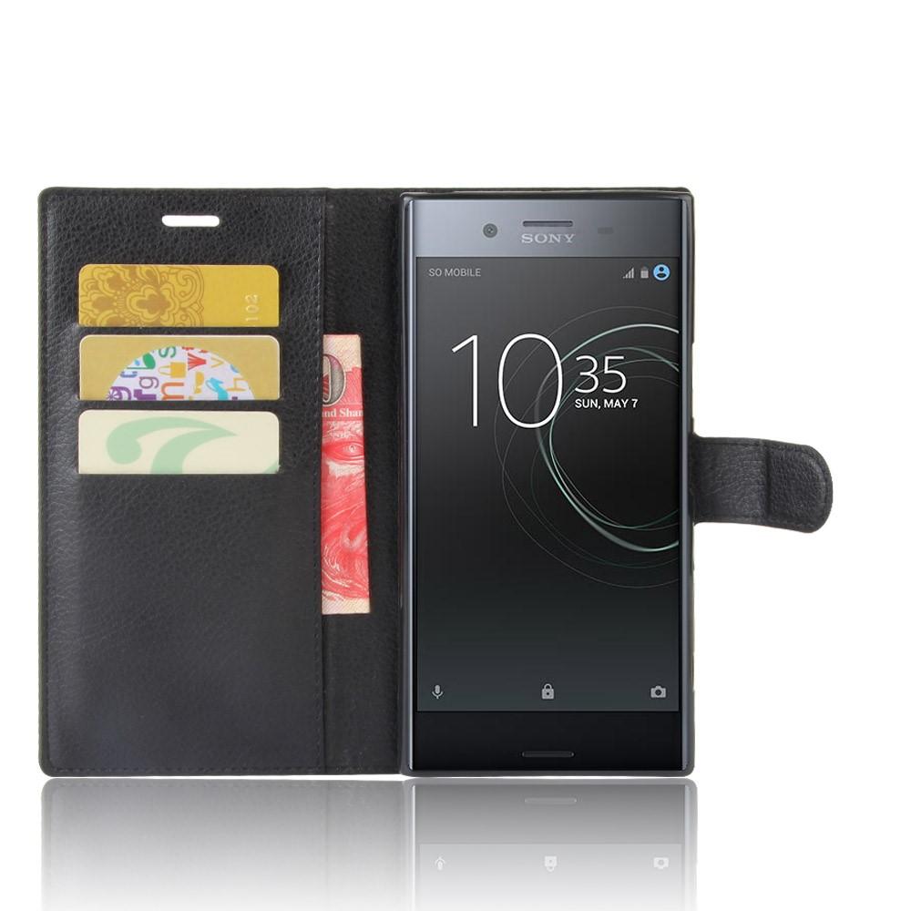 Sony Xperia XZ Premium Wallet Book Cover Black