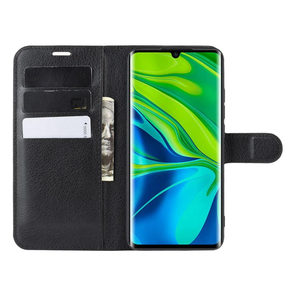 Xiaomi Mi Note 10/10 Pro Wallet Book Cover Black