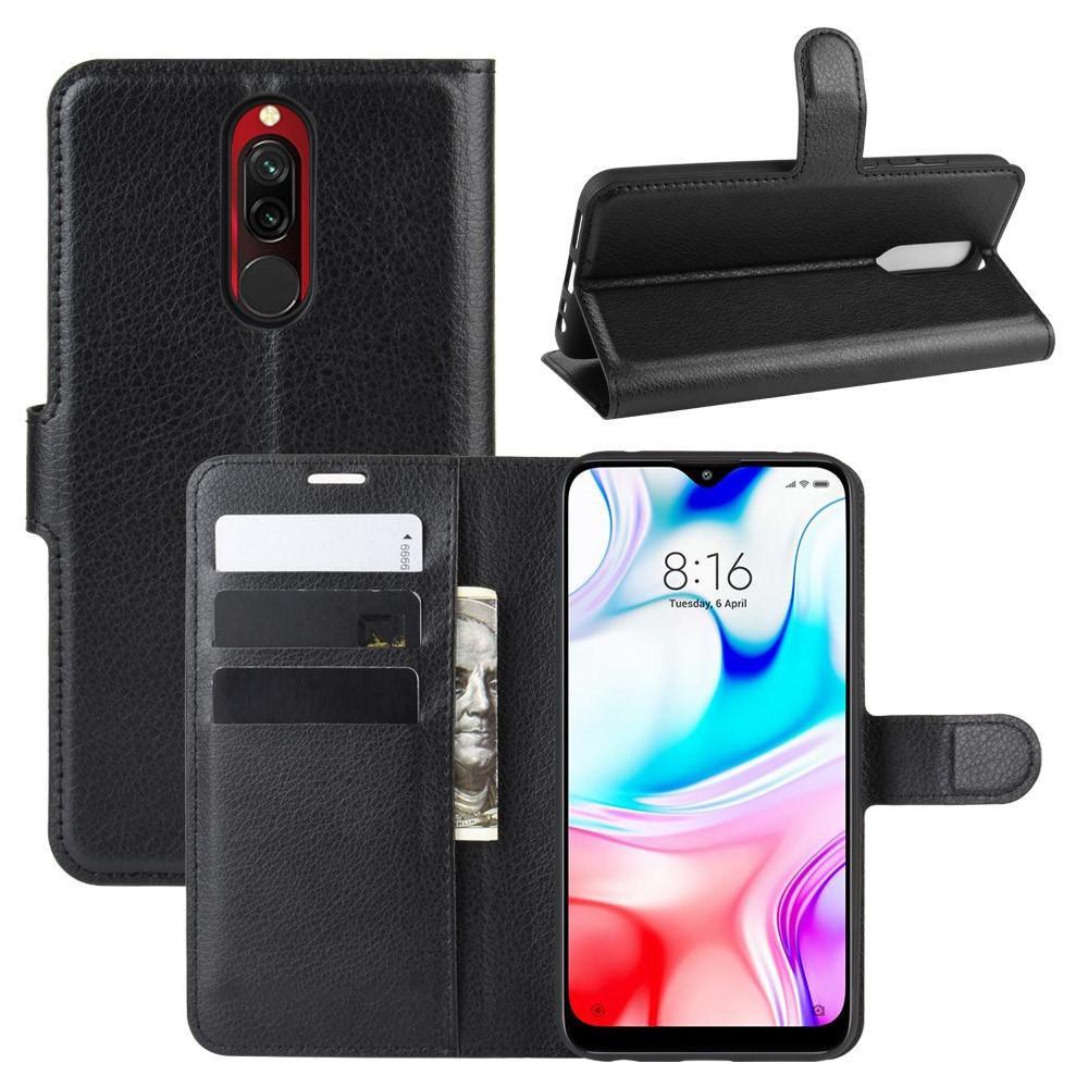 Xiaomi Redmi 8 Wallet Book Cover Black