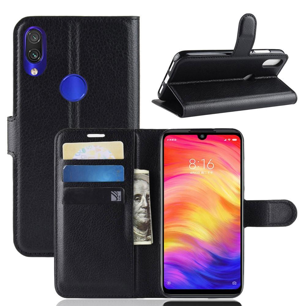 Xiaomi Redmi Note 7 Wallet Book Cover Black