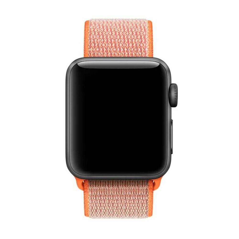 Apple Watch SE 44mm Nylon Strap Orange