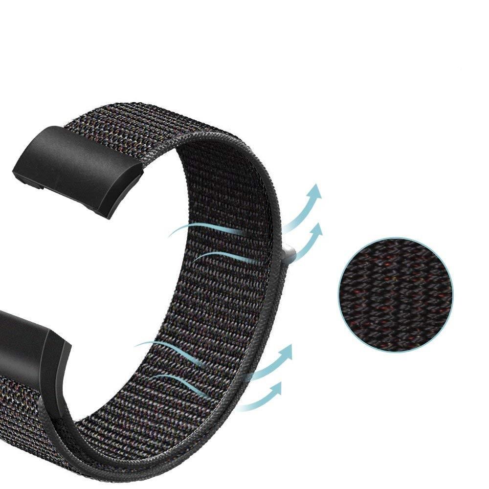 Fitbit Charge 3/4 Nylon Strap Black