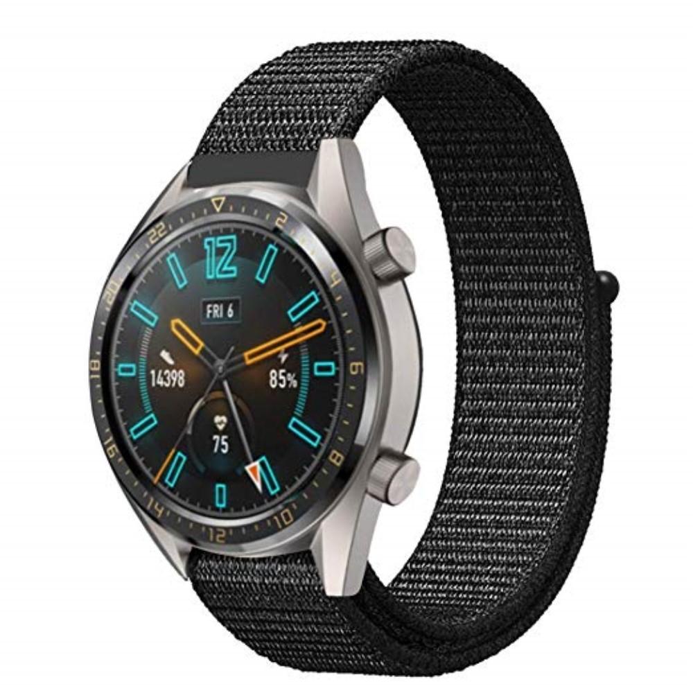 Huawei Watch GT/GT 2 46mm/GT 2 Pro Nylon Strap Black