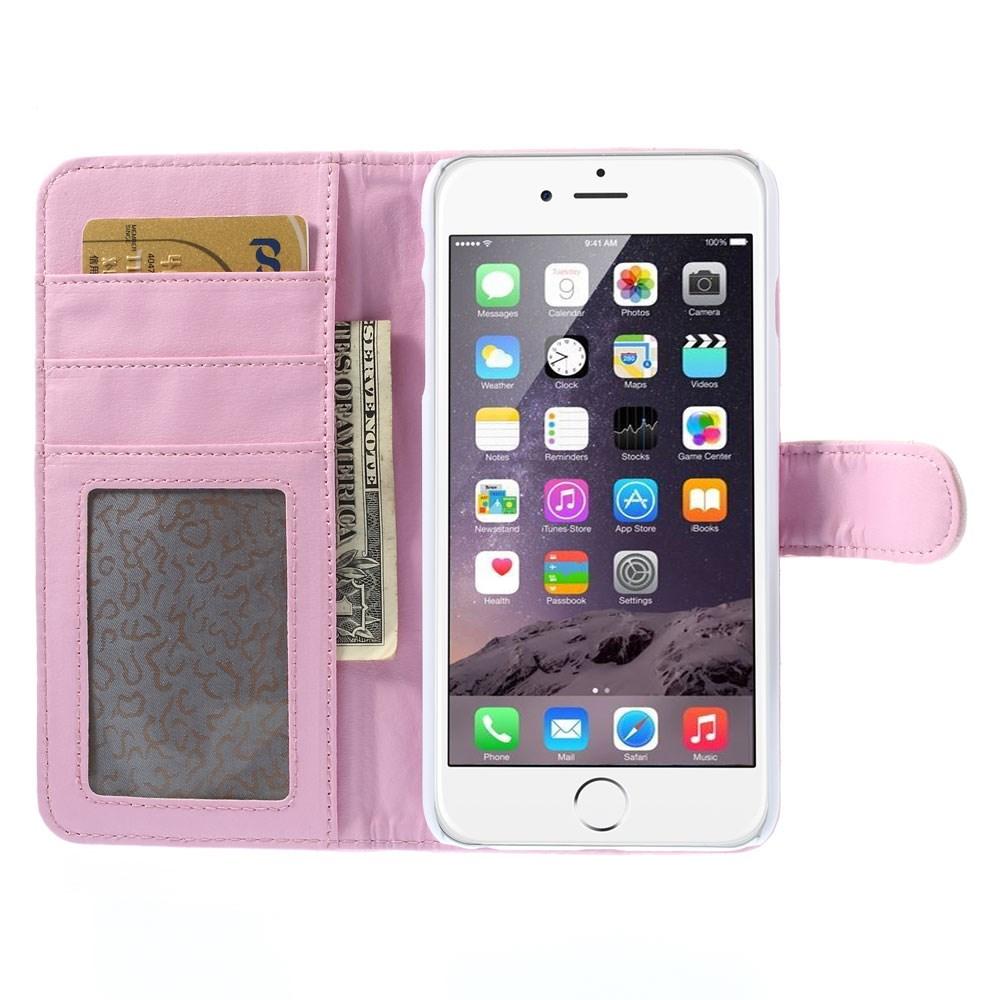 iPhone 6 Plus/6S Plus Wallet Case Quilted Pink
