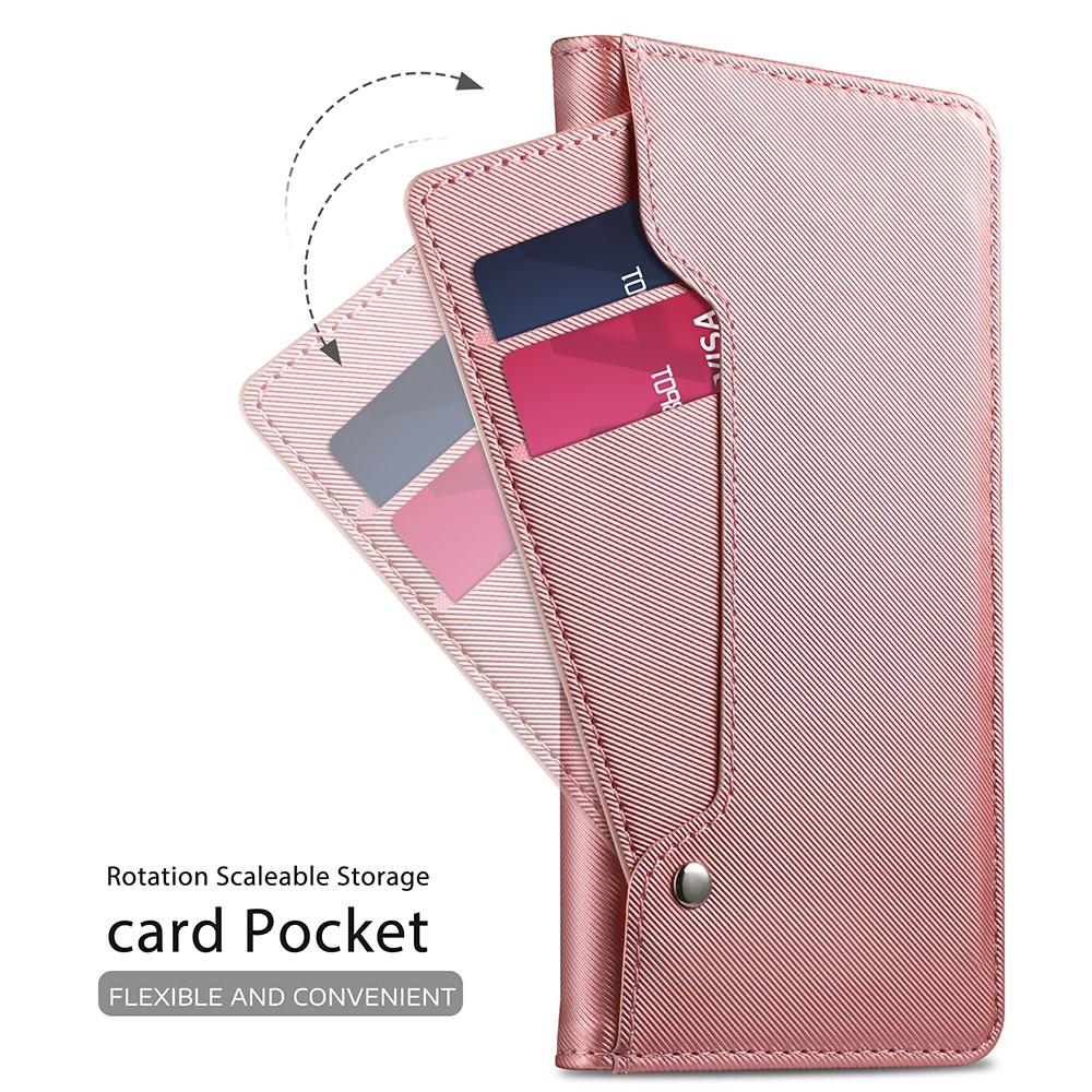 iPhone Xs Max Wallet Case Mirror Pink Gold