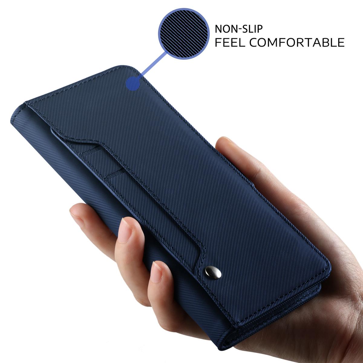 Samsung Galaxy S20 Wallet Case Mirror Dark Blue