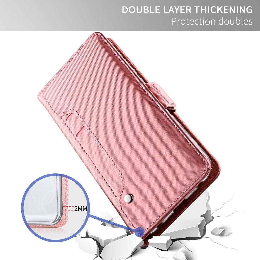Huawei Mate 20 Pro Wallet Case Mirror Pink Gold